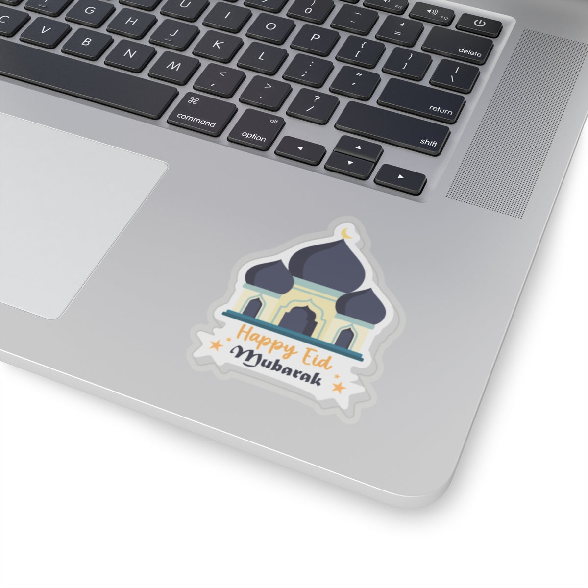 Eid Mubarak Mosque -Cut Stickers - Festive Islamic Decorations for Celebrations