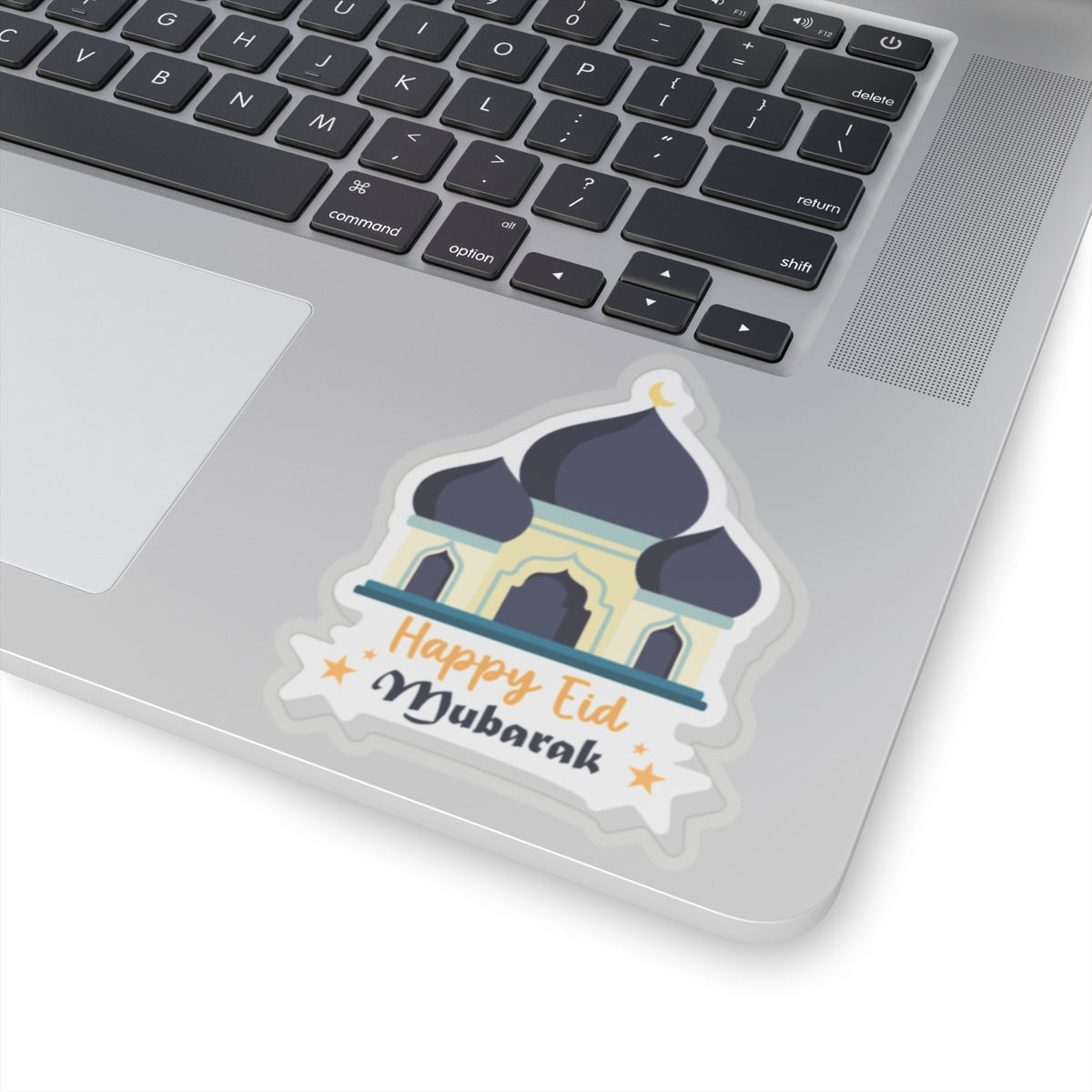 Eid Mubarak Mosque -Cut Stickers - Festive Islamic Decorations for Celebrations