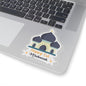 Eid Mubarak Mosque -Cut Stickers - Festive Islamic Decorations for Celebrations