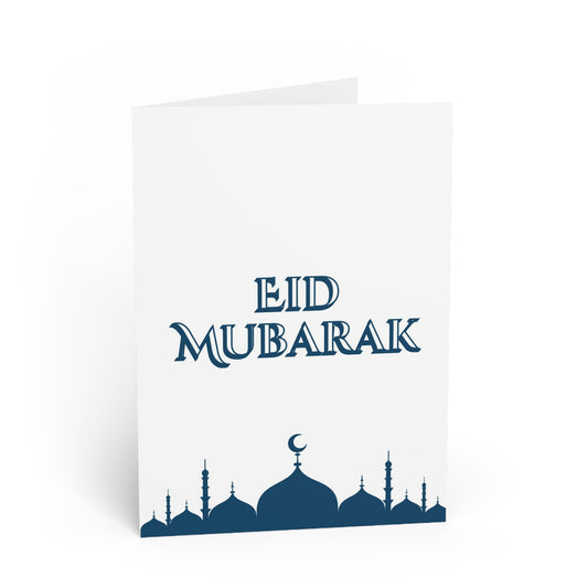 Eid Mubarak Greeting Cards - Elegant Islamic Celebration Cards for Eid Festival