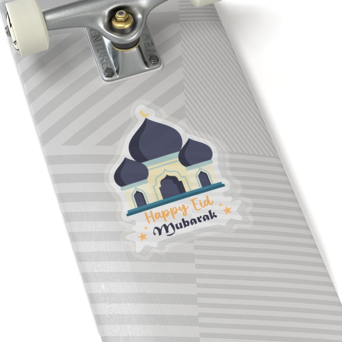Eid Mubarak Mosque -Cut Stickers - Festive Islamic Decorations for Celebrations