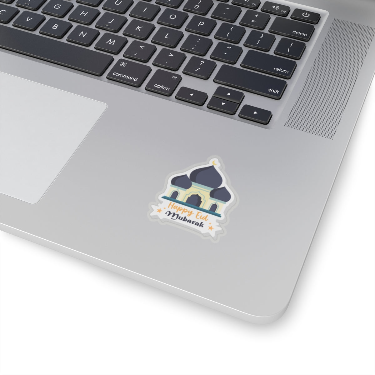 Eid Mubarak Mosque -Cut Stickers - Festive Islamic Decorations for Celebrations